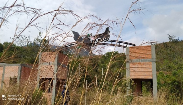 En ruinas se encuentra el parque extremo de Ocaña ante la desidia de los gobernantes de turno. /Fotos: Cortesía