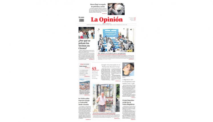 Portada del lunes, 4 de marzo de 2024