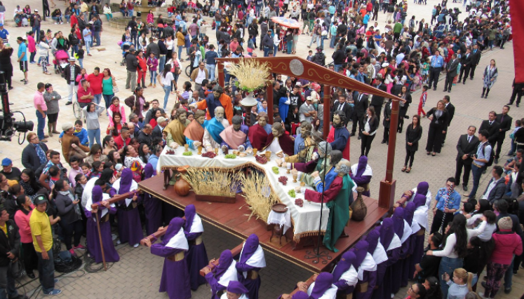 Procesión de la Santa Cena del Señor en Pamplona