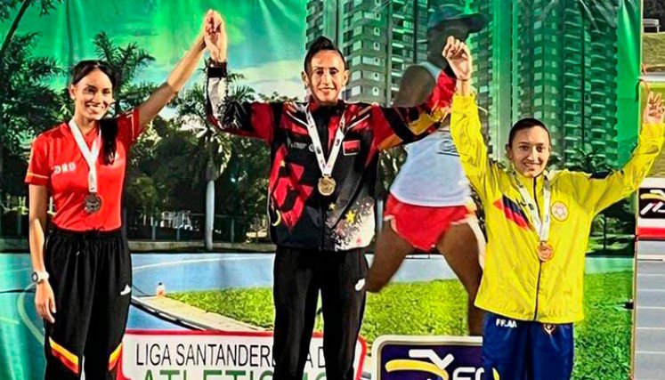 Yajaira Rubio, atleta de Norte de Santander. 