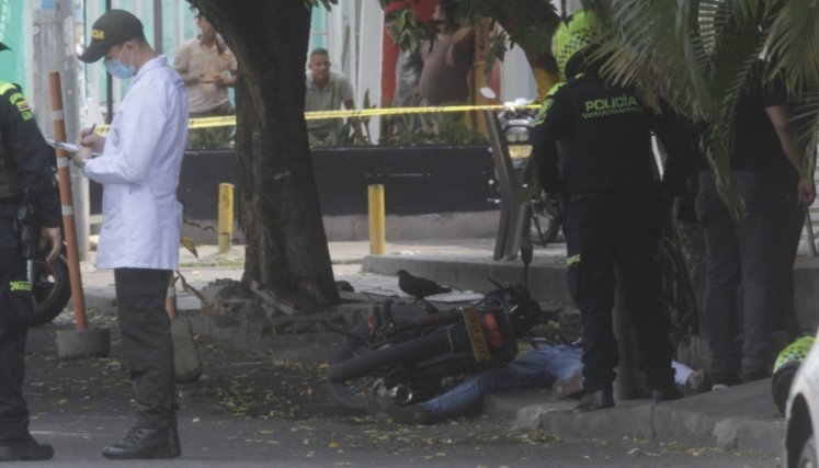 Delincuente abatido 