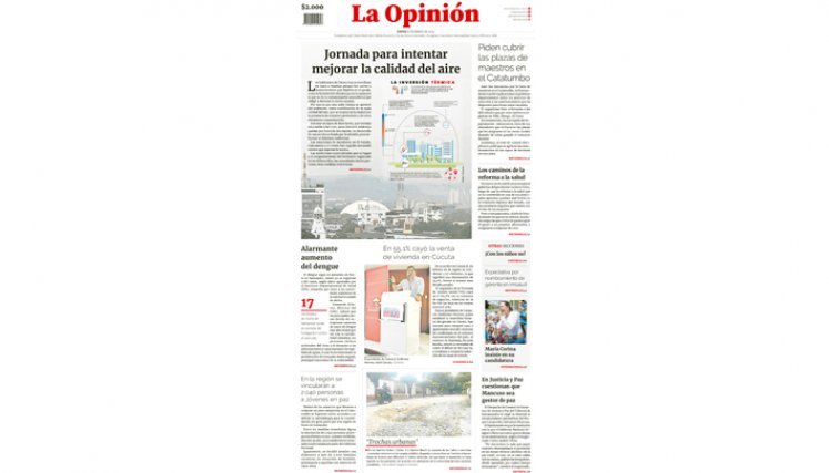 Portada del jueves, 14 de marzo de 2024