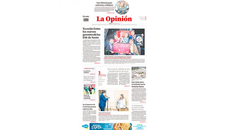 Portada del 23 de abril de 2024