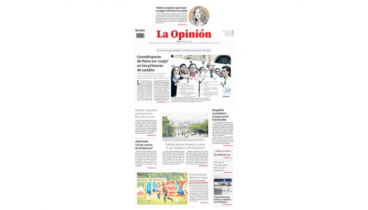 Portada del lunes, 18 de marzo de 2024