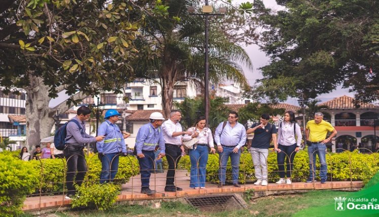 La empresa de alumbrado público coordinó un plan de expansión en distintos sectores de Ocaña./ Foto Cortesía