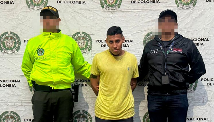 Omar Durán fue capturado en Valle de San José, de Santander.