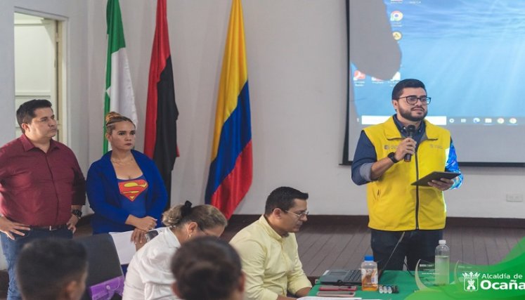 En Ocaña se adelantan charlas para prevenir el fenómeno de las minas antipersonales y munición sin explotar./ Foto: Cortesía