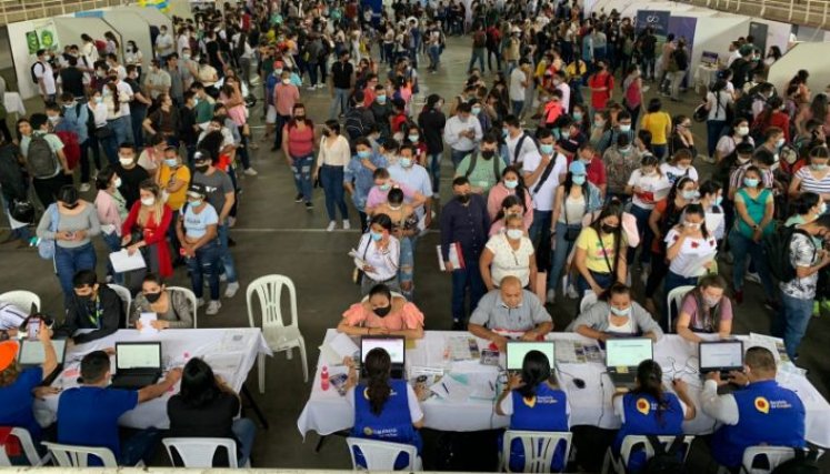 Jornada de empleabilidad en Cúcuta. / Foto: Cortesía / La Opinión 