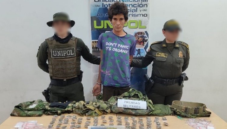 Le encontraron droga y elementos de intendencia militar en Cúcuta