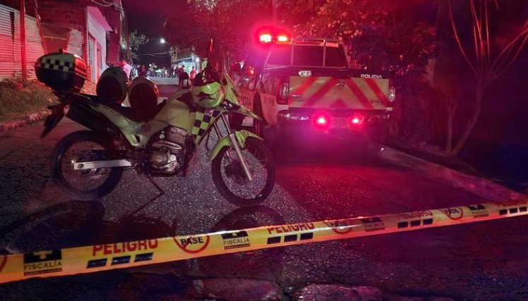  El ataque sicarial se registró en la calle 11 con avenida 5 del barrio Valle Esther./ Foto: Cortesía.