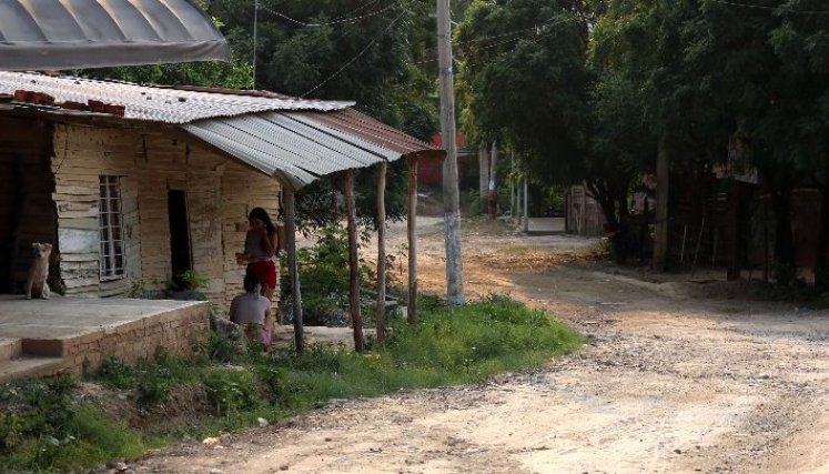 A excepción de una calle, todas las vías del barrio están completamente destapadas./ Foto: Calros Ramirez.