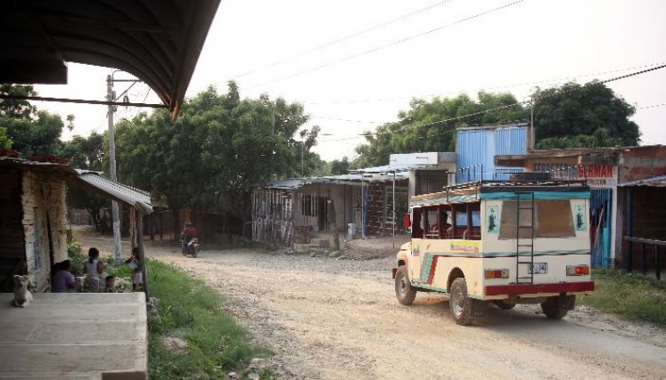 A excepción de una calle, todas las vías del barrio están completamente destapadas./ Fotos: Carlos Ramirez. 