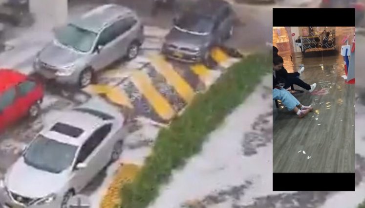 Fuertes lluvias en Bogotá