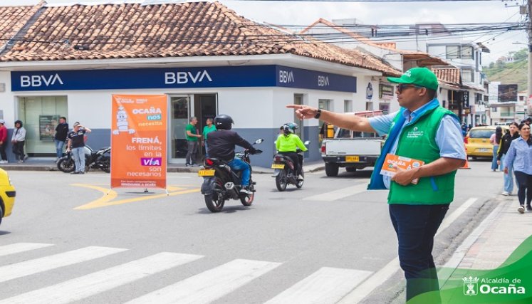 Una campaña adelantan las autoridades para disminuir el índice de accidentalidad./ Cortesía