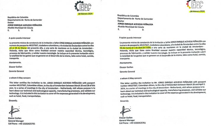 Viaje del alcalde de Cúcuta al exterior