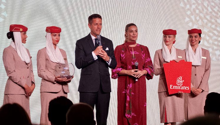 Los invitados tuvieron la oportunidad de tener un primer acercamiento con la experiencia de Emirates. / Foto: Cortesía 