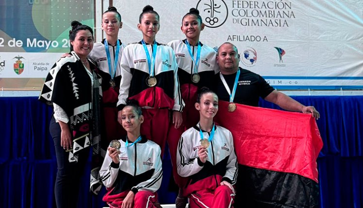 La selección Norte de gimnasia rítmica tuvo buena presentación en Nacional celebrado en Paipa. 
