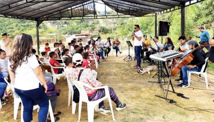 En el asentamiento humano El Talento se crean actividades comunitarias. / Foto: Cortesía.