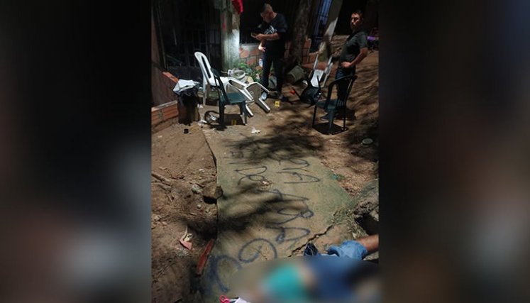 Deiner Romero y Daniel Páez fueron asesinados en el sector Las Minas del barrio Pueblo Nuevo.