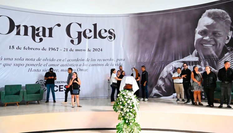 Velorio de Omar Geles 
