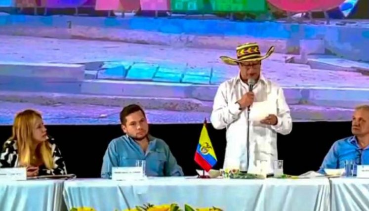 Andrés Calle y presidente Gustavo Petro/Foto Colprensa