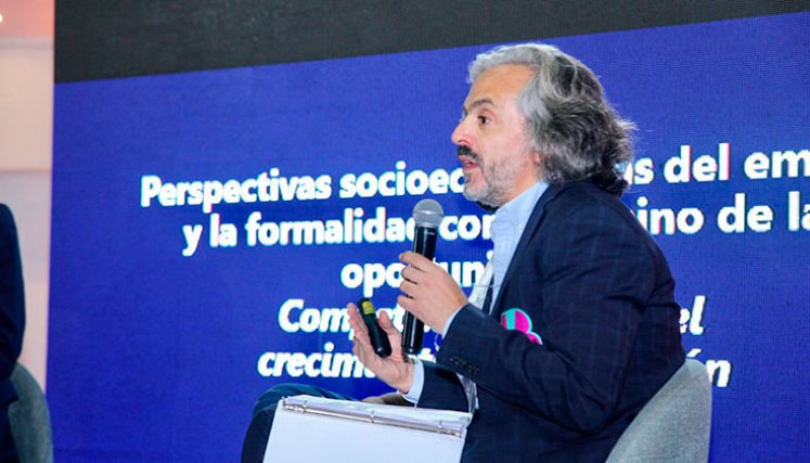 El economista y exdirector del DANE, Juan Daniel Oviedo, participó en un foro en Cúcuta./ Foto Cortesía