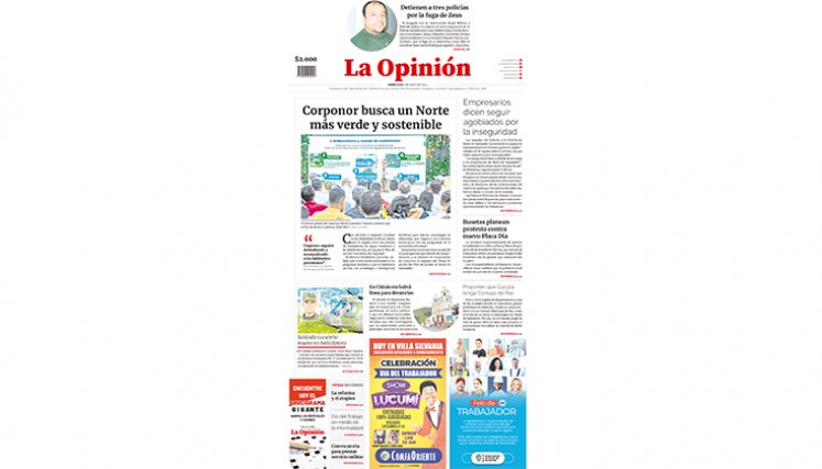 Portada del miércoles, 1 de mayo de 2024