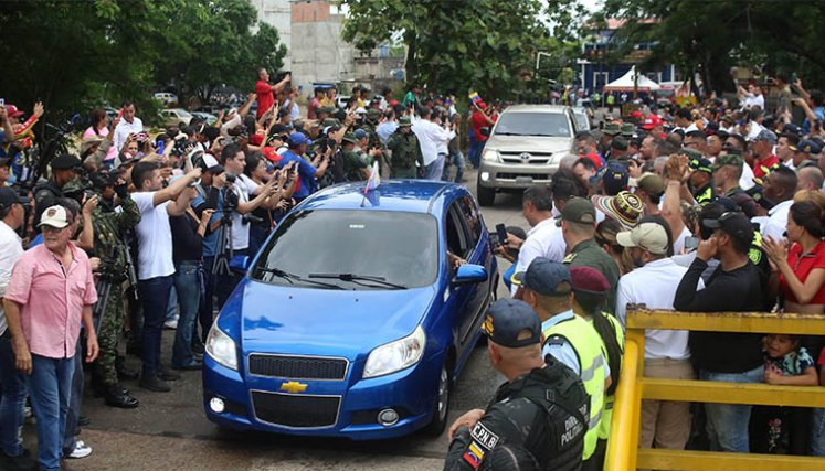 Gobernadores de Norte de Santander y Táchira dan reapertura Puente Unión