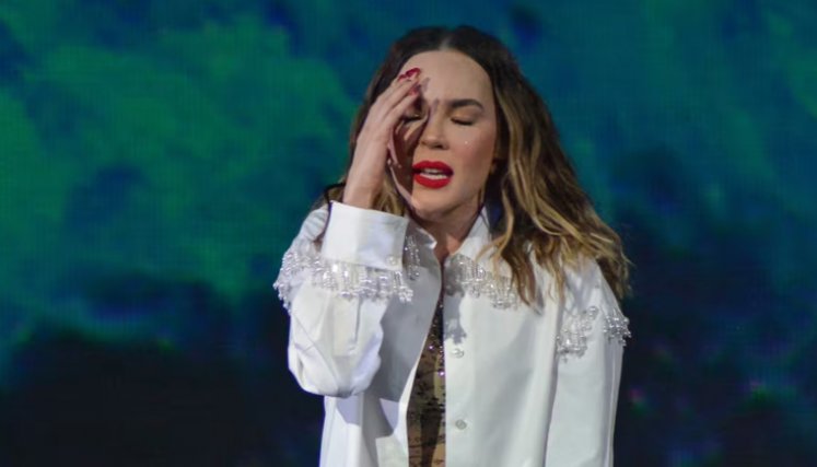 Belinda reacciona ante video del beso entre Angela y Nodal