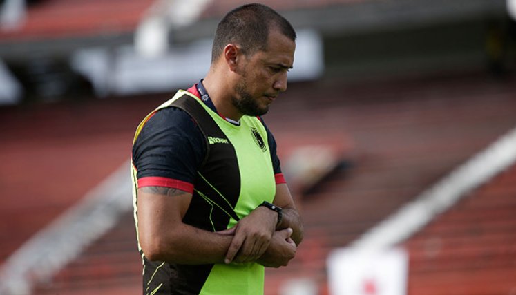 Braynner García, técnico del Cúcuta Deportivo. 