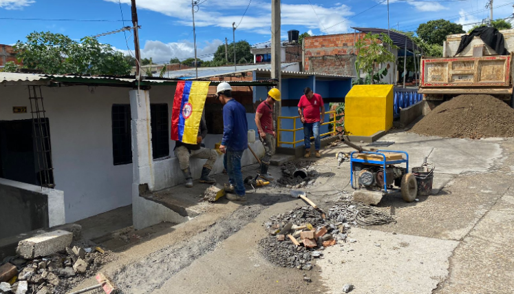 Ante las denuncias de la comunidad, se iniciaron las reparaciones./Foto Cortesía