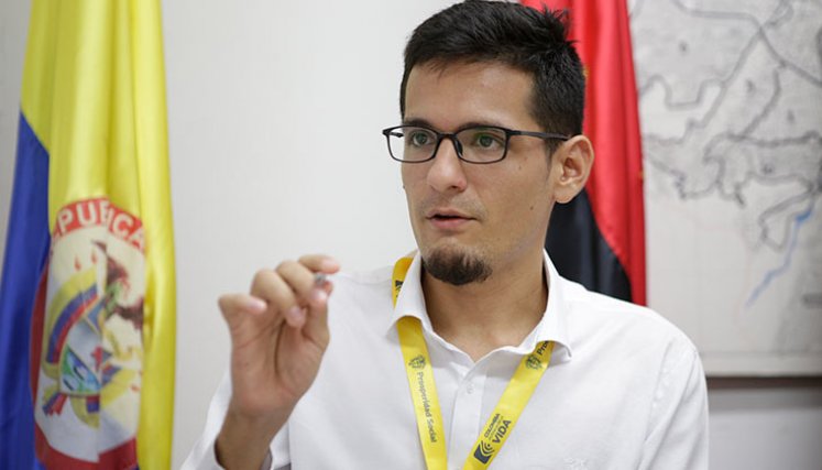 El director del DPS en Norte de Santander, Carlos Bolívar, informó que Jóvenes en Paz comenzará en los municipios PDET./ Foto Juan Pablo Cohen-La Opinión