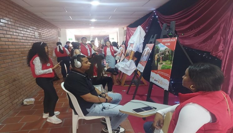 En el marco de los 50 años de existencia se desarrolla la Feria de Comunicación social en la UFPSO./ Foto: Cortesía