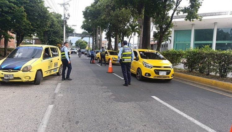 Campañas pedagógicas se adelantan en Ocaña para crear conciencia entre conductores y peatones. /Foto: Cortesía