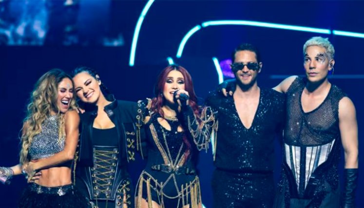 RBD en concierto.
