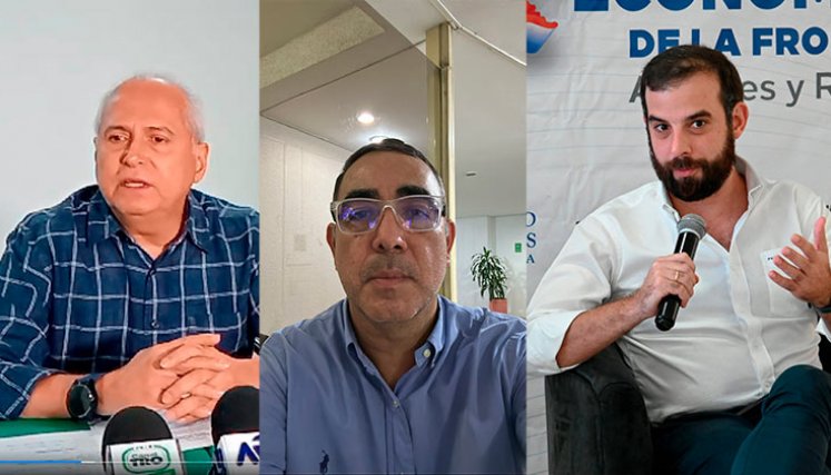 Sergio Palacios, César Angarita, Francisco Unda