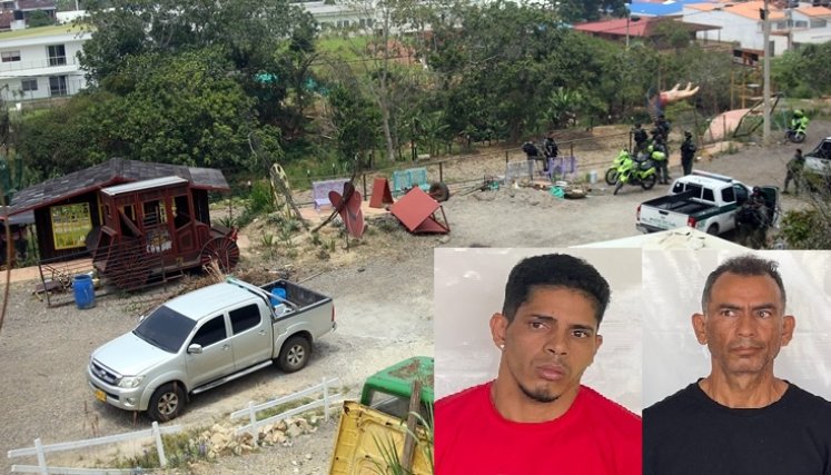 Yimmy Medina, empleado de las víctimas, y Brayan Ontiveros, extrabajador de los empresarios.