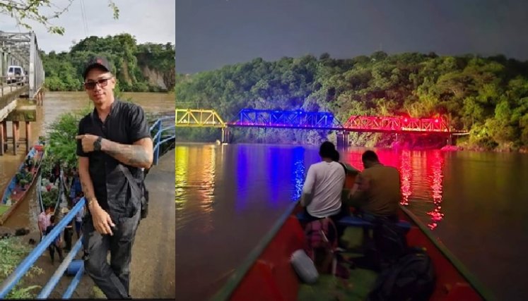 'Jeykon' le dio otra cara al puente de La Gabarra
