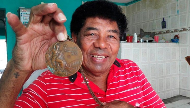Alfonso Pérez, exboxeador y  uno  de los primeros medallistas colombianos.