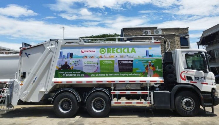 Nuevos camiones para Cúcuta, Los Patios y Villa Del Rosario: Veolia. / Foto: Cortesía / La Opinión 