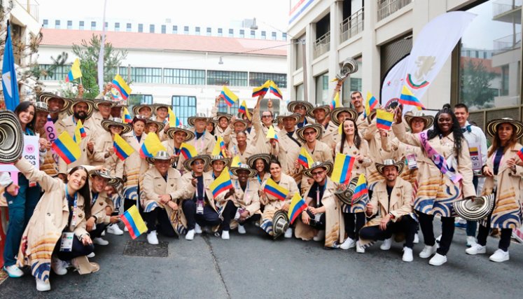 Delegación colombiana en los Juegos Olímpicos 2024