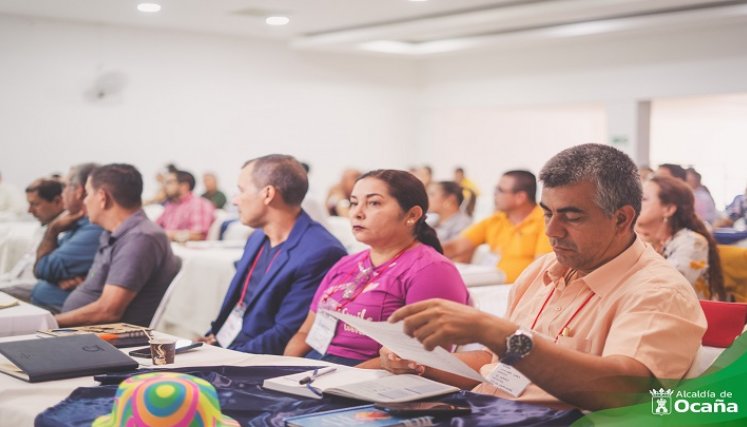 En Ocaña se suscribe un pacto educativo para generar entornos seguros de sana convivencia./ Foto: Cortesía