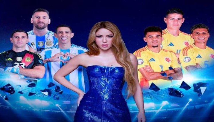 Espectáculo de Shakira en el entretiempo