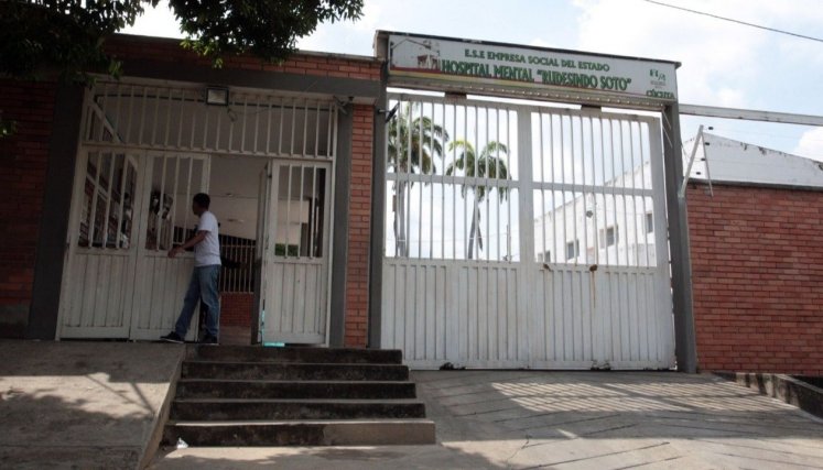 El Hospital Mental Rudesindo Soto está ubicado en los límites de Galán, y colinda con el barrio Santander./ Foto: Archivo