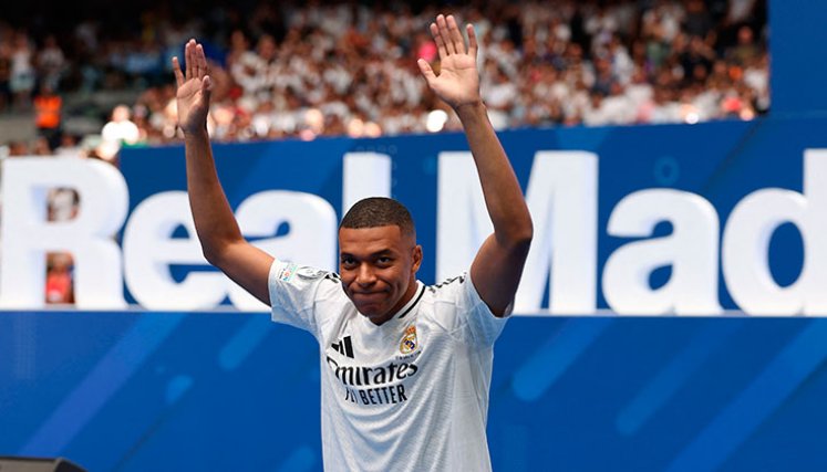 Kylian Mbappé, Real Madrid 2024. 