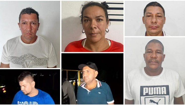 ‘El Negro’, ‘Moño’ y ‘Rafa’, fueron capturados por los delitos de concierto para delinquir y tráfico de estupefacientes. 