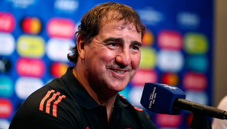Néstor Lorenzo, técnico de la Selección Colombia. 