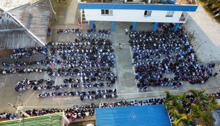 Mega colegio en La Salle de Ocaña tiene una población estudiantil de 3.000 alumnos./ Foto: Cortesía