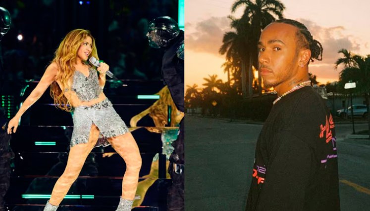 Shakira y Hamilton