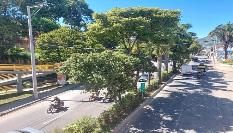 Los funcionarios del Instituto Nacional de Vías hacen el recorrido para la recuperación de espacios peatonales./ Foto: Cortesía